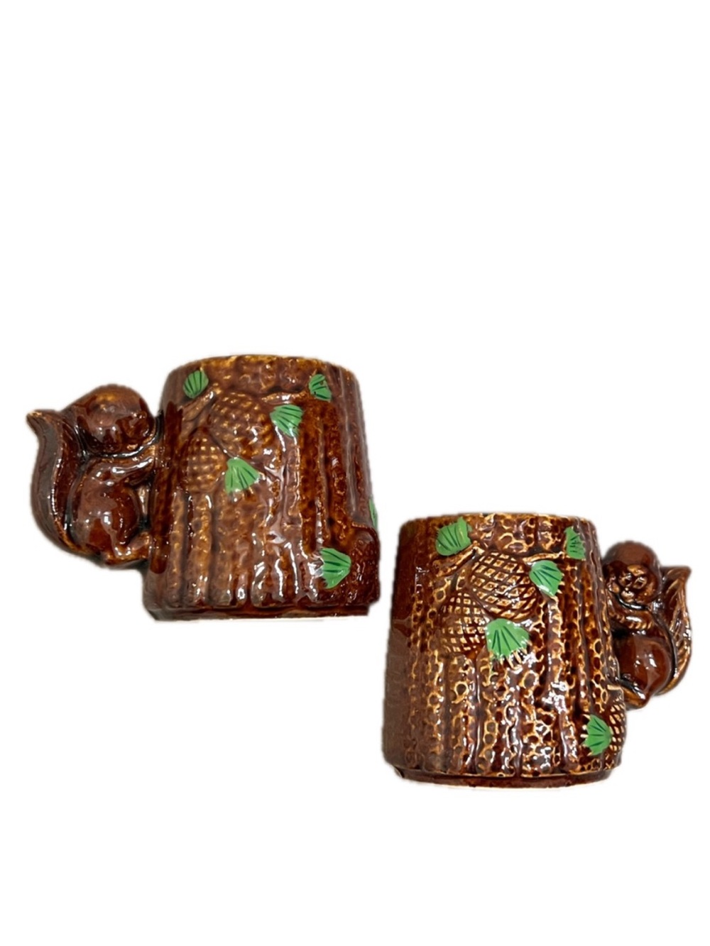 Vintage Japan Squirrels Salt & Pepper Shakers woodland